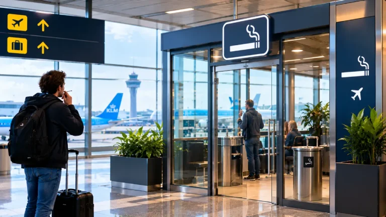 Amsterdam Airport Smoking Area